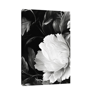 Umetnička slika ​Floralni kontrast II na platnu - NS Canvas Shop