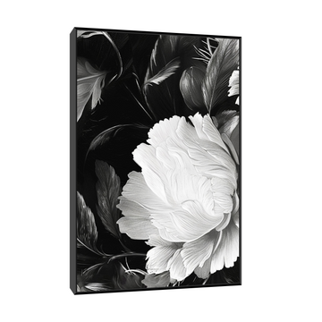 Umetnička slika ​Floralni kontrast II na platnu - NS Canvas Shop