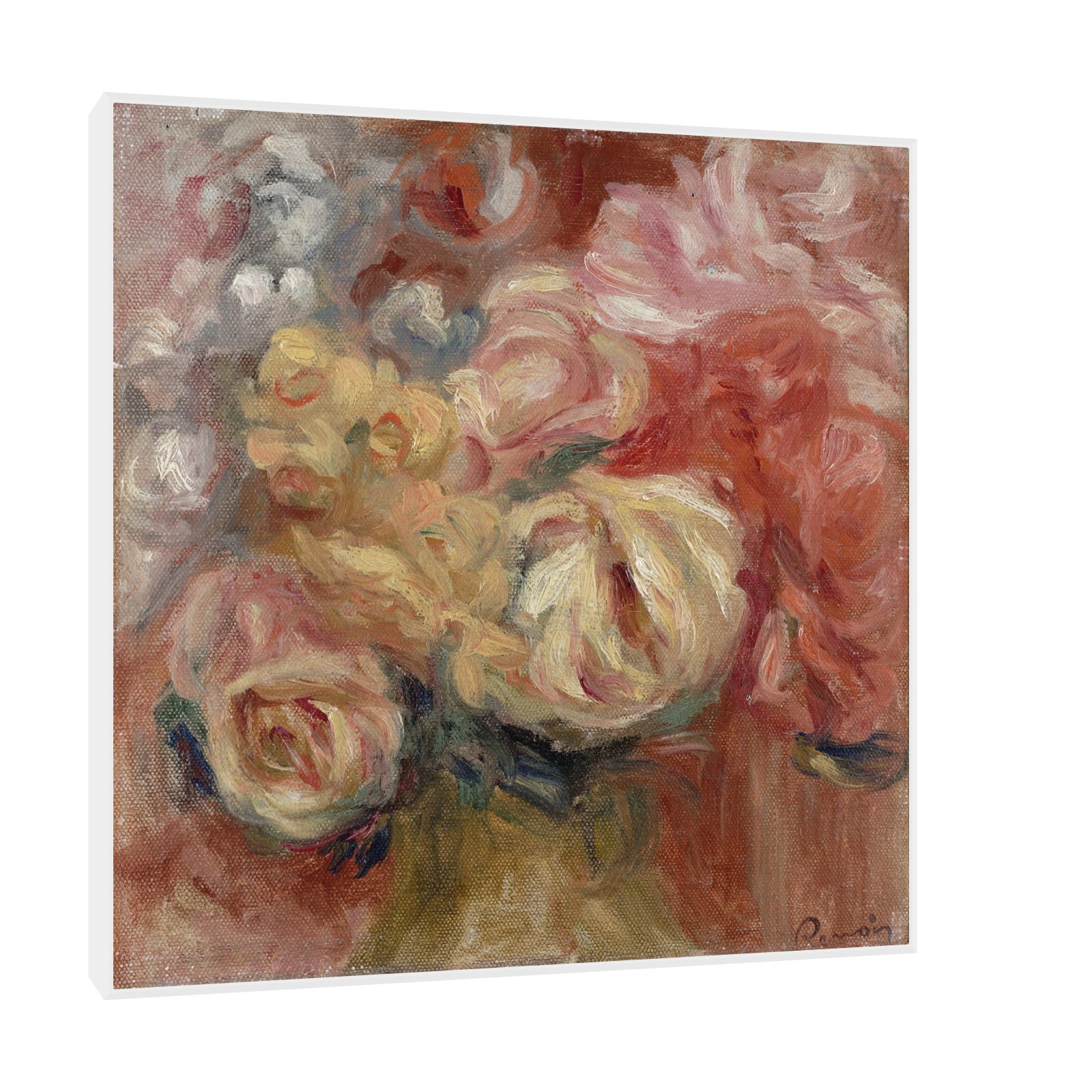 Umetnička slika ​Flowers, Pierre-Auguste Renoir na platnu - NS Canvas Shop