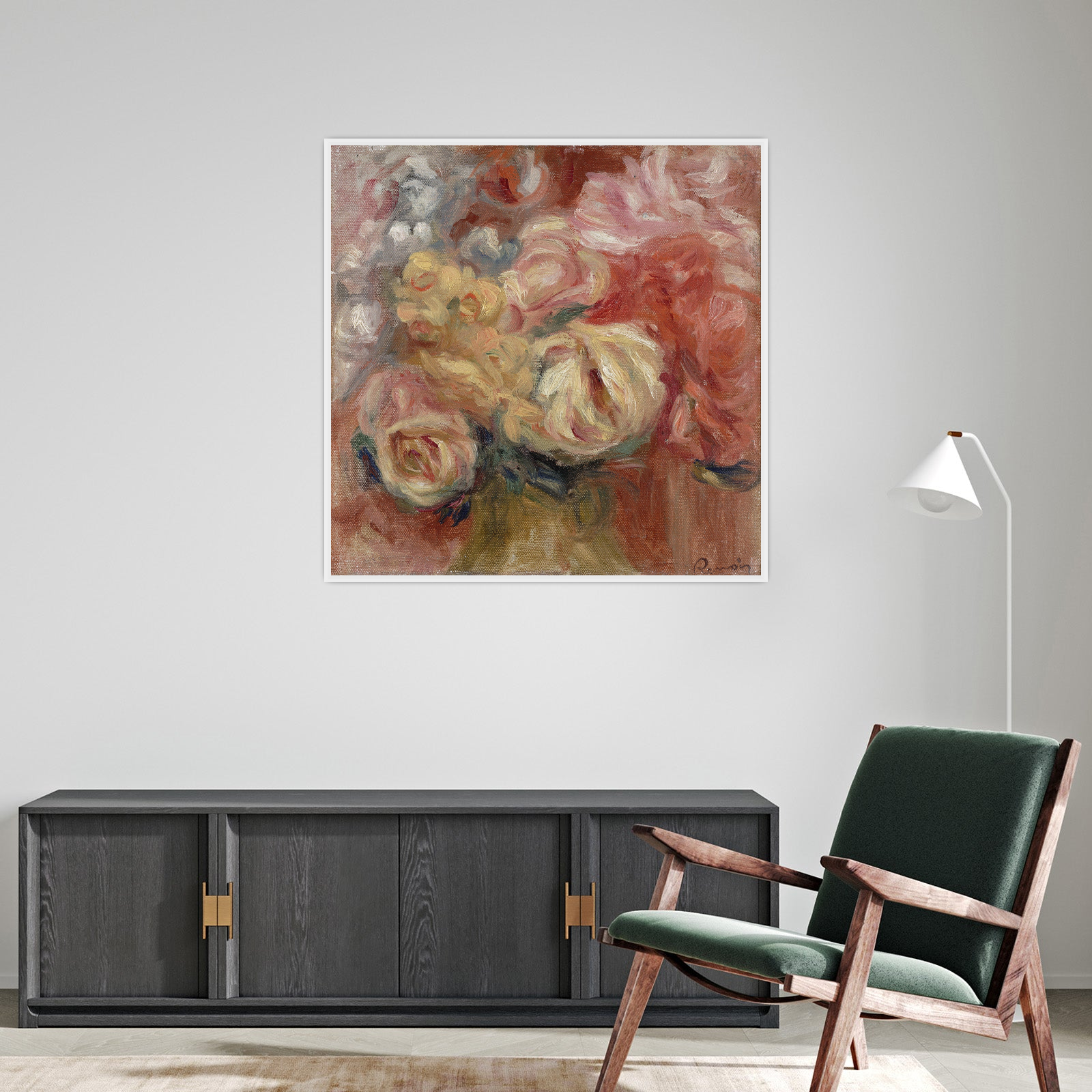 Umetnička slika ​Flowers, Pierre-Auguste Renoir na platnu - NS Canvas Shop