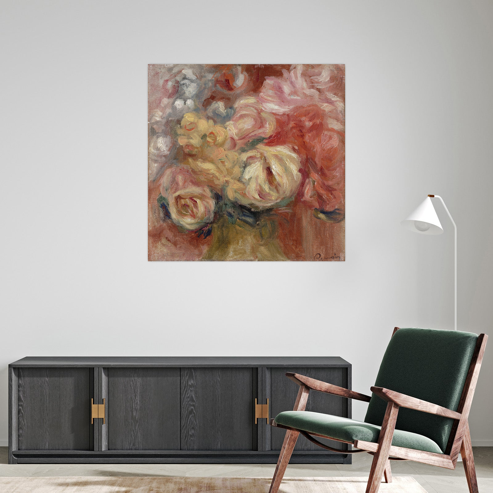 Umetnička slika ​Flowers, Pierre-Auguste Renoir na platnu - NS Canvas Shop