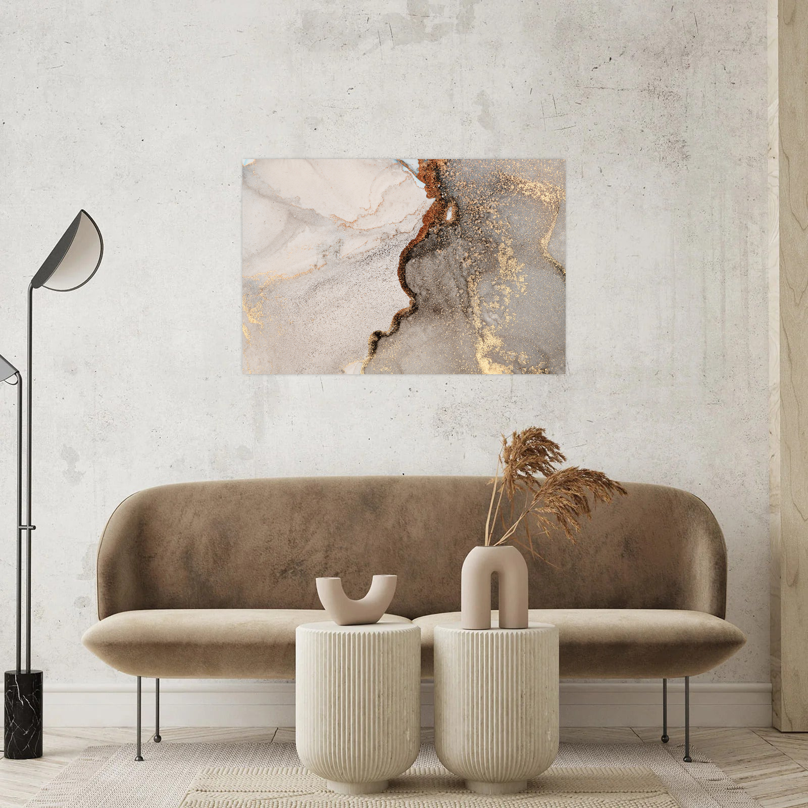 Umetnička slika ​Fluidna Harmonija na platnu - NS Canvas Shop