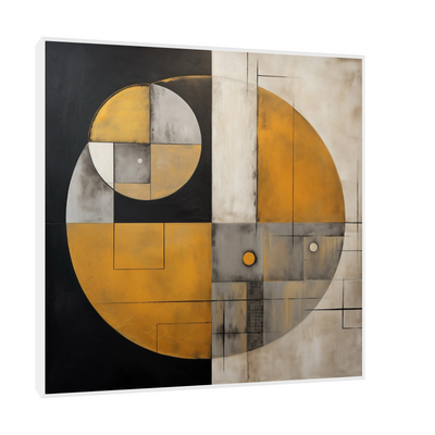Umetnička slika ​Forma kruga na platnu - NS Canvas Shop