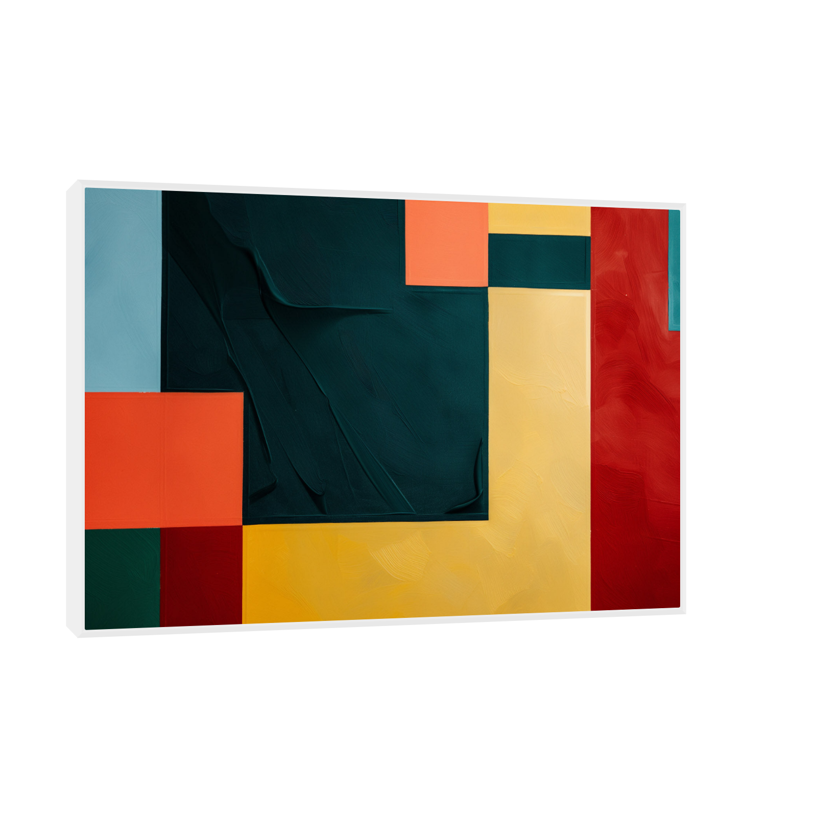 Umetnička slika ​Forme u bojama na platnu - NS Canvas Shop
