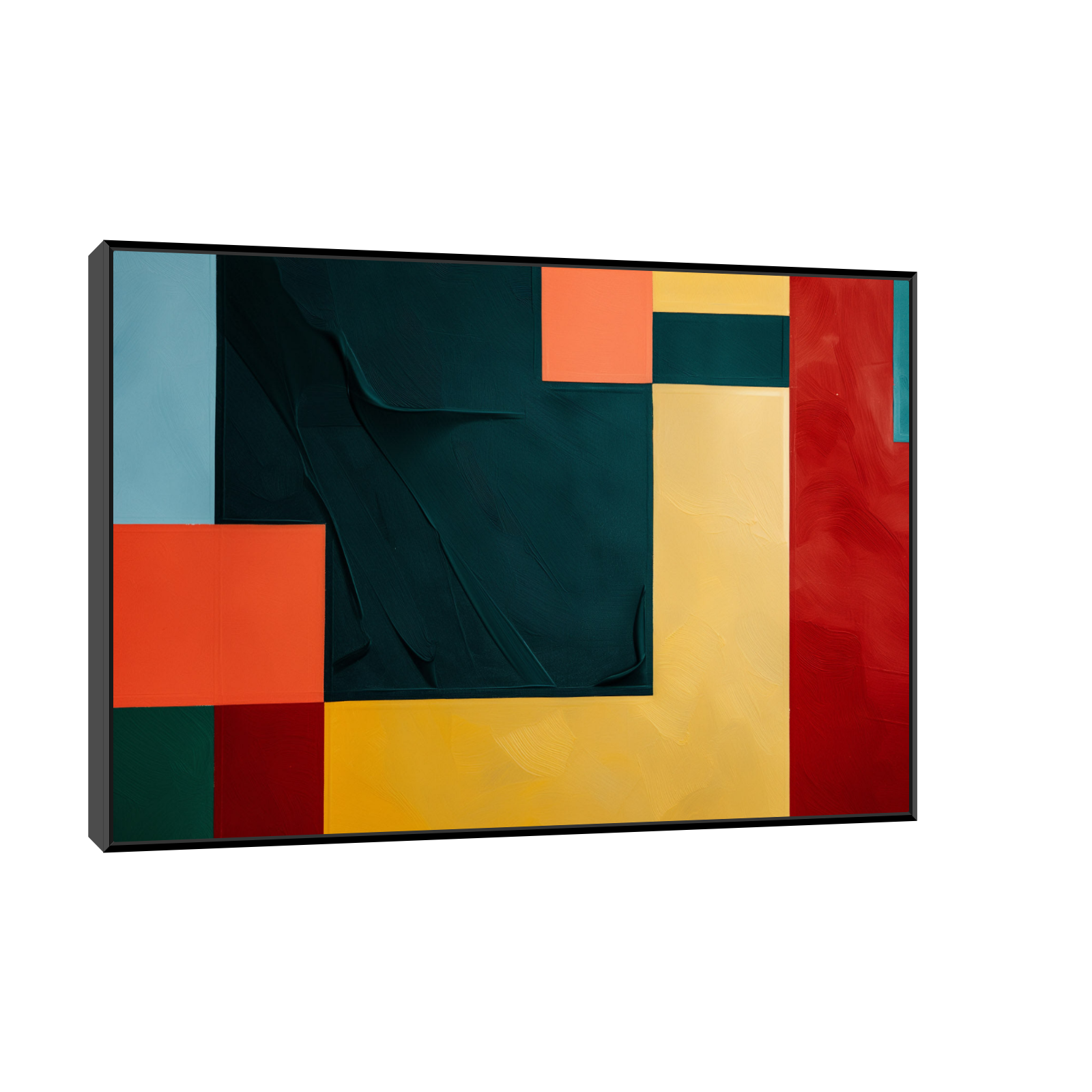 Umetnička slika ​Forme u bojama na platnu - NS Canvas Shop