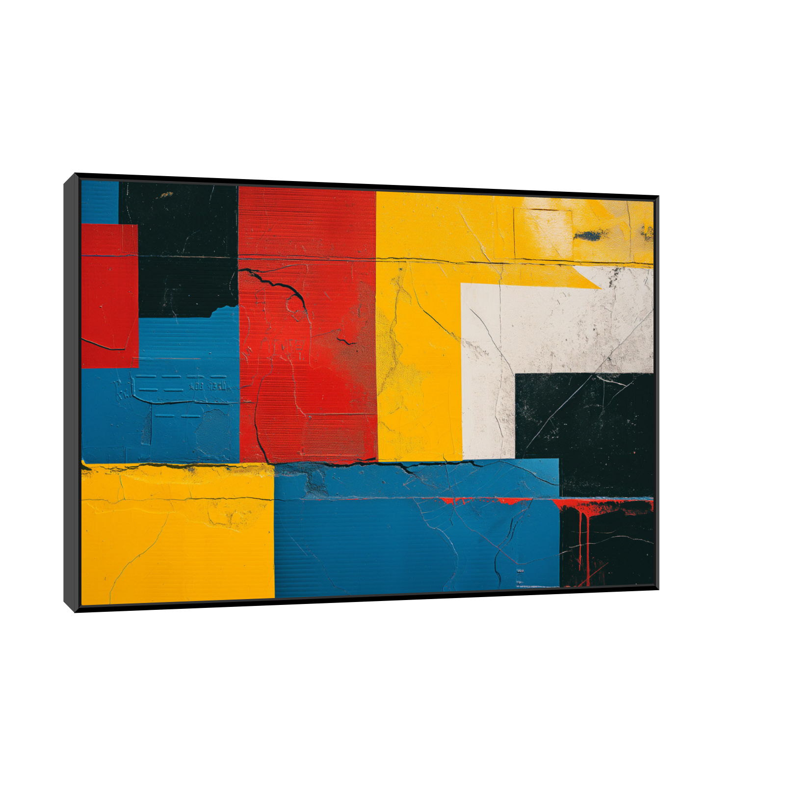 Umetnička slika ​Forme u bojama II na platnu - NS Canvas Shop