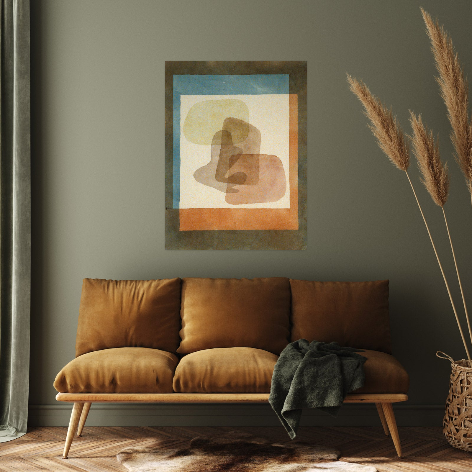 Umetnička slika ​Free forms rigidly mounted, Paul Klee na platnu - NS Canvas Shop