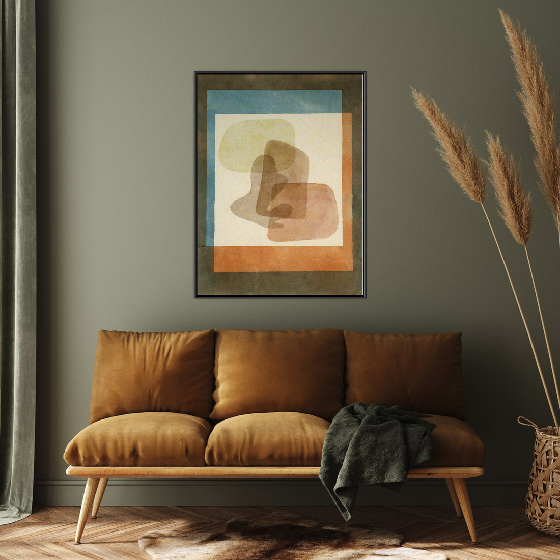 Umetnička slika ​Free forms rigidly mounted, Paul Klee na platnu - NS Canvas Shop
