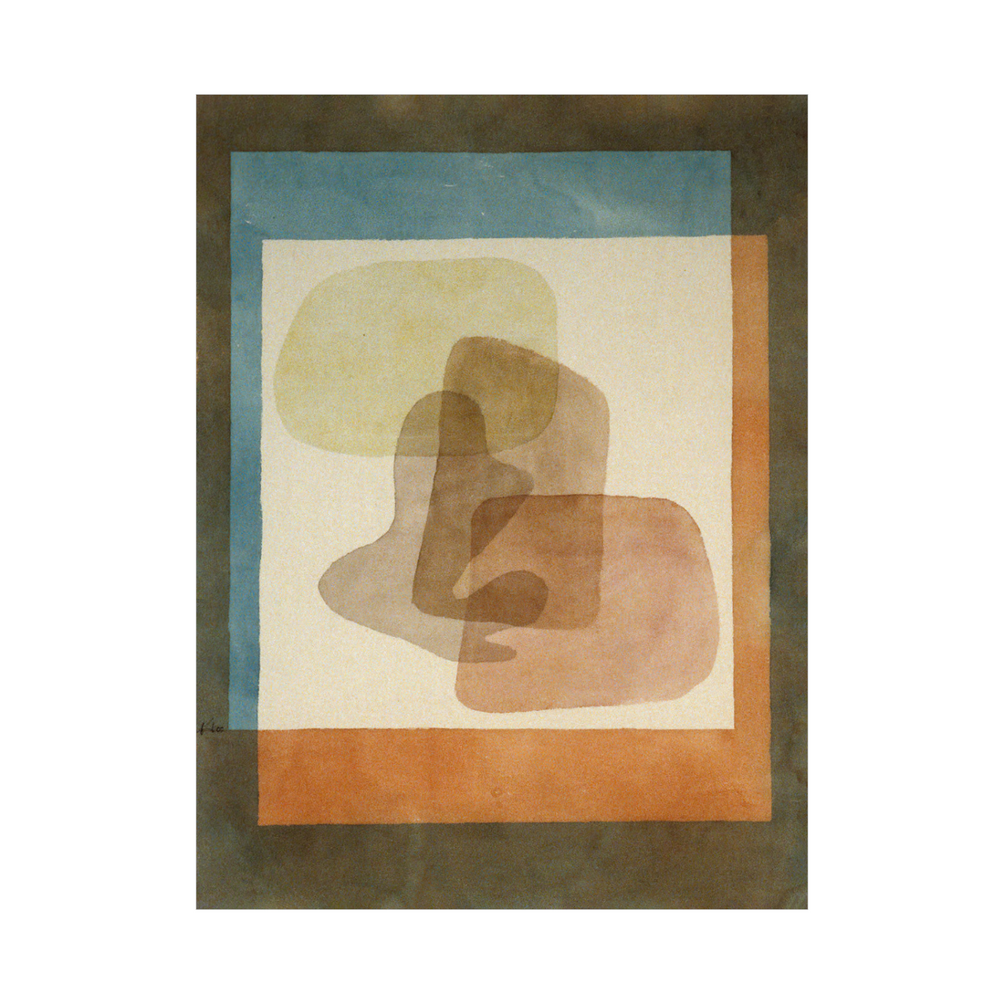 Umetnička slika ​Free forms rigidly mounted, Paul Klee na platnu - NS Canvas Shop