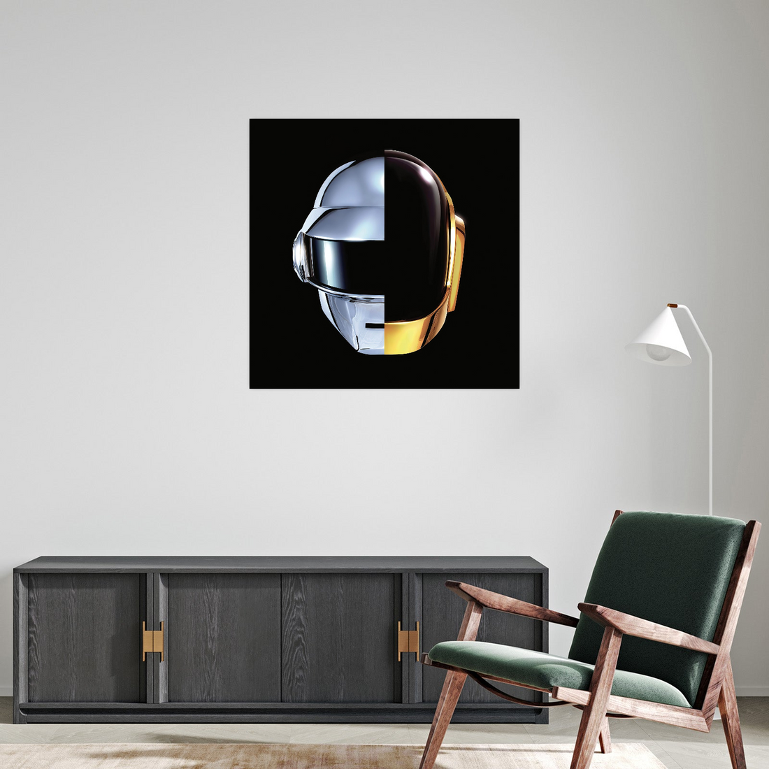 Futuristički Duo – Pop Art u zlatu i hromu