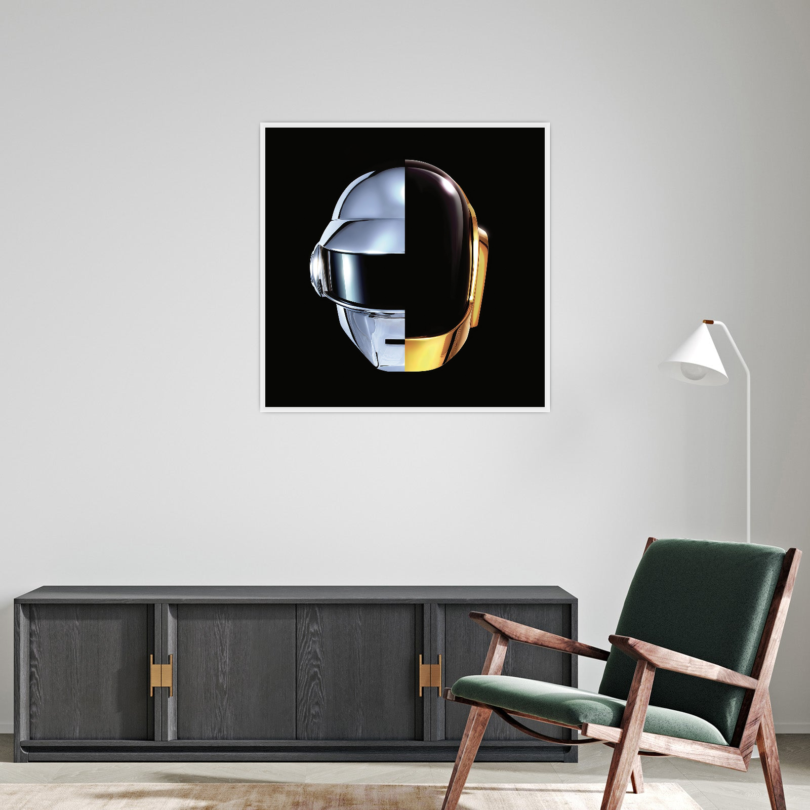 Futuristički Duo – Pop Art u zlatu i hromu