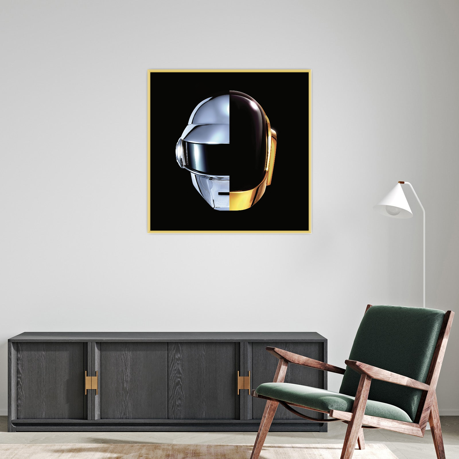 Futuristički Duo – Pop Art u zlatu i hromu