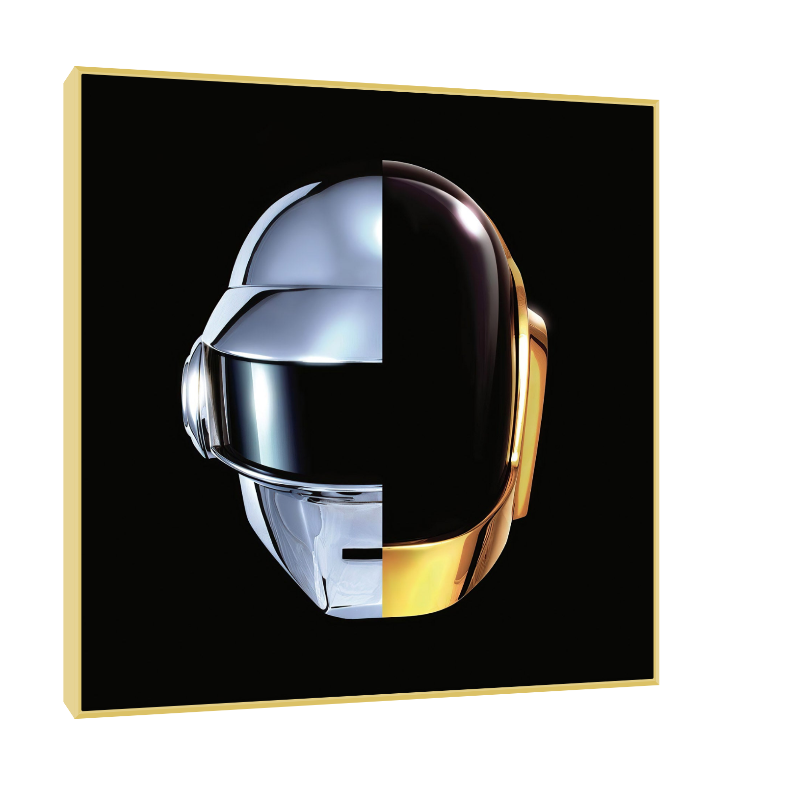 Futuristički Duo – Pop Art u zlatu i hromu