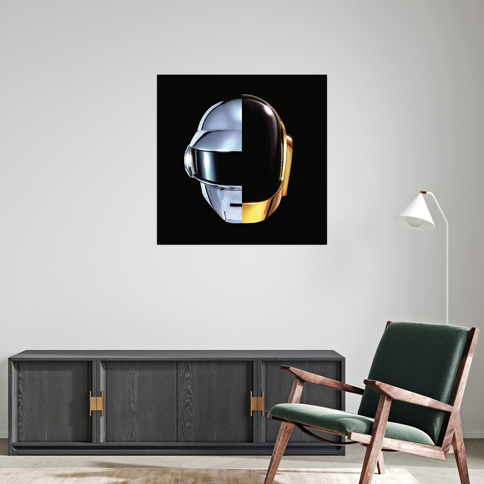 Futuristički Duo – Pop Art u zlatu i hromu