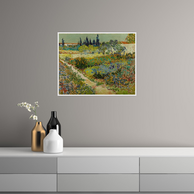 Umetnička slika ​Garden at Arles, Vincent van Gogh na platnu - NS Canvas Shop
