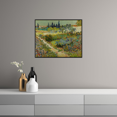 Umetnička slika ​Garden at Arles, Vincent van Gogh na platnu - NS Canvas Shop