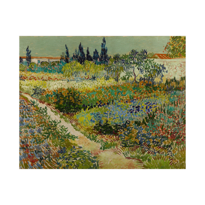 Umetnička slika ​Garden at Arles, Vincent van Gogh na platnu - NS Canvas Shop