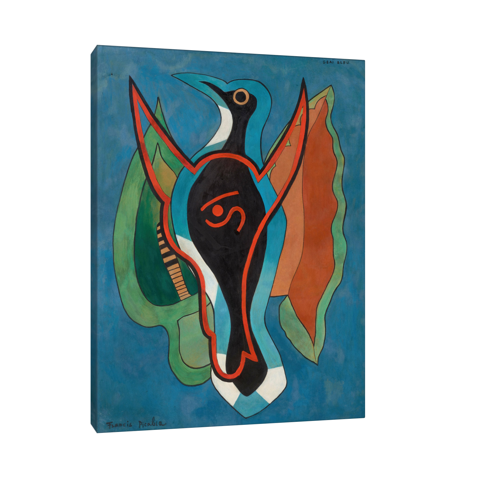Umetnička slika ​Geai bleu, Francis Picabia na platnu - NS Canvas Shop