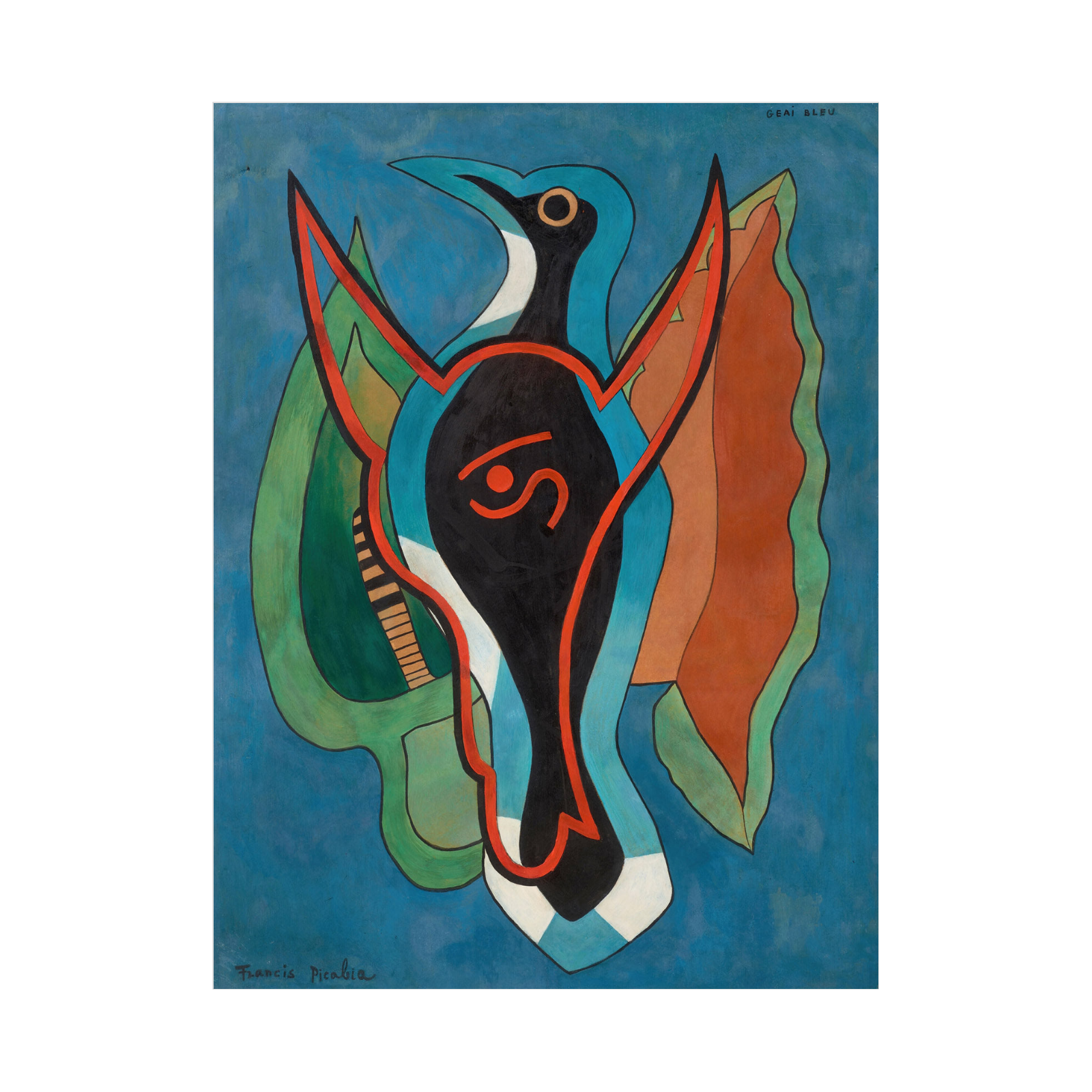 Umetnička slika ​Geai bleu, Francis Picabia na platnu - NS Canvas Shop