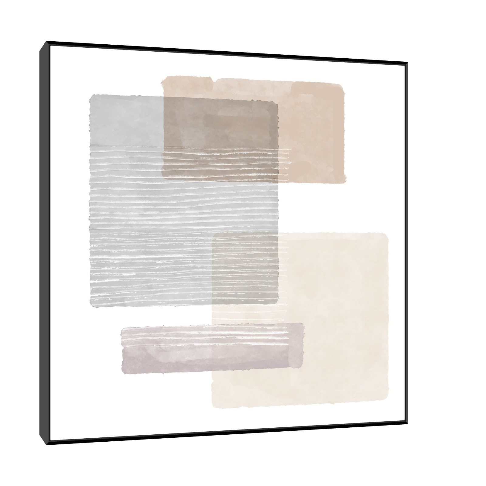 Umetnička slika ​Geometriska poezija II na platnu - NS Canvas Shop