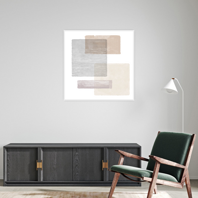 Umetnička slika ​Geometriska poezija II na platnu - NS Canvas Shop