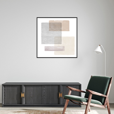 Umetnička slika ​Geometriska poezija II na platnu - NS Canvas Shop