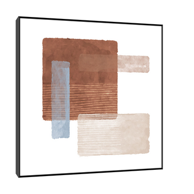 Umetnička slika ​Geometriska poezija III na platnu - NS Canvas Shop