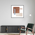 Umetnička slika ​Geometriska poezija III na platnu - NS Canvas Shop