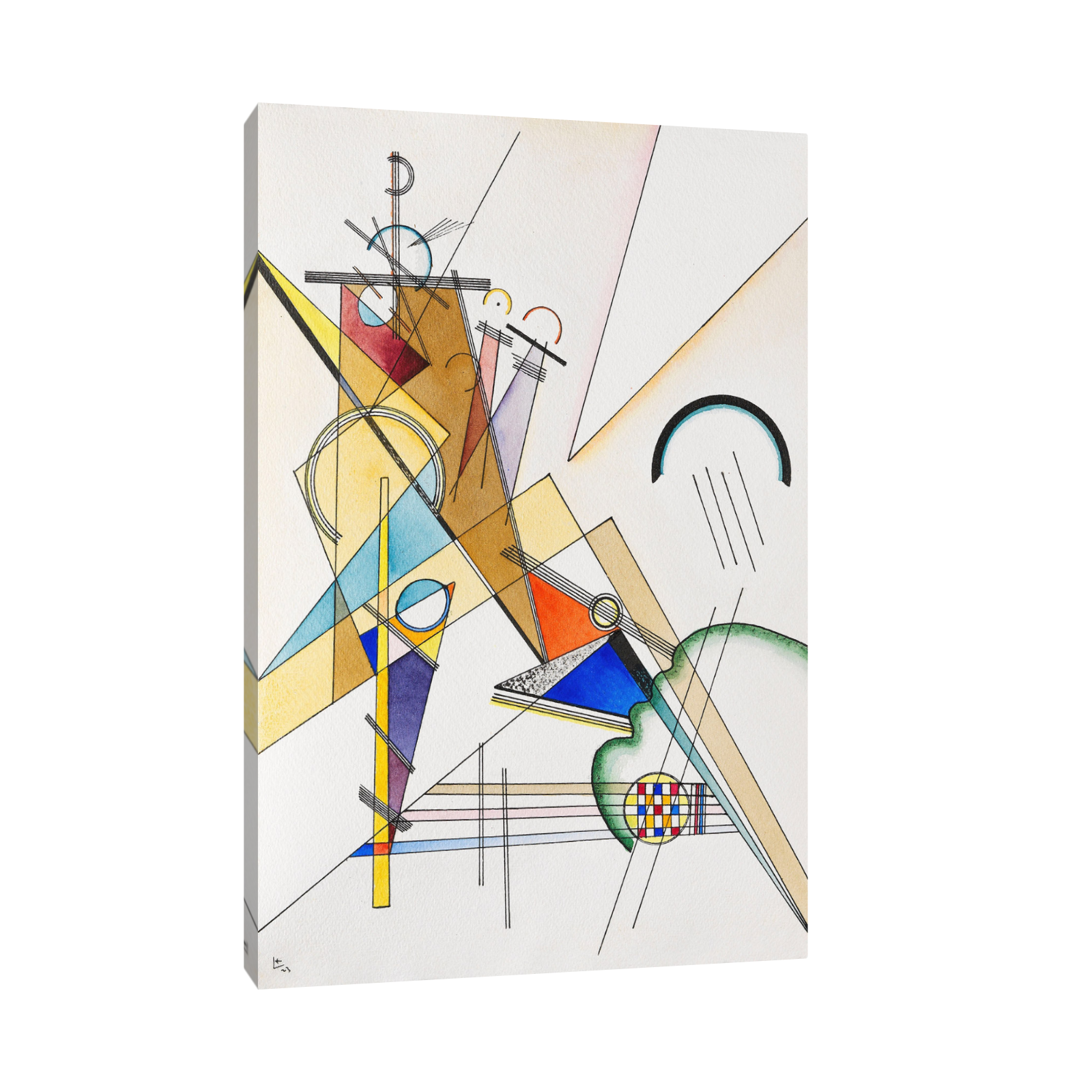 Umetnička slika ​Gewebe, Wassily Kandinsky na platnu - NS Canvas Shop