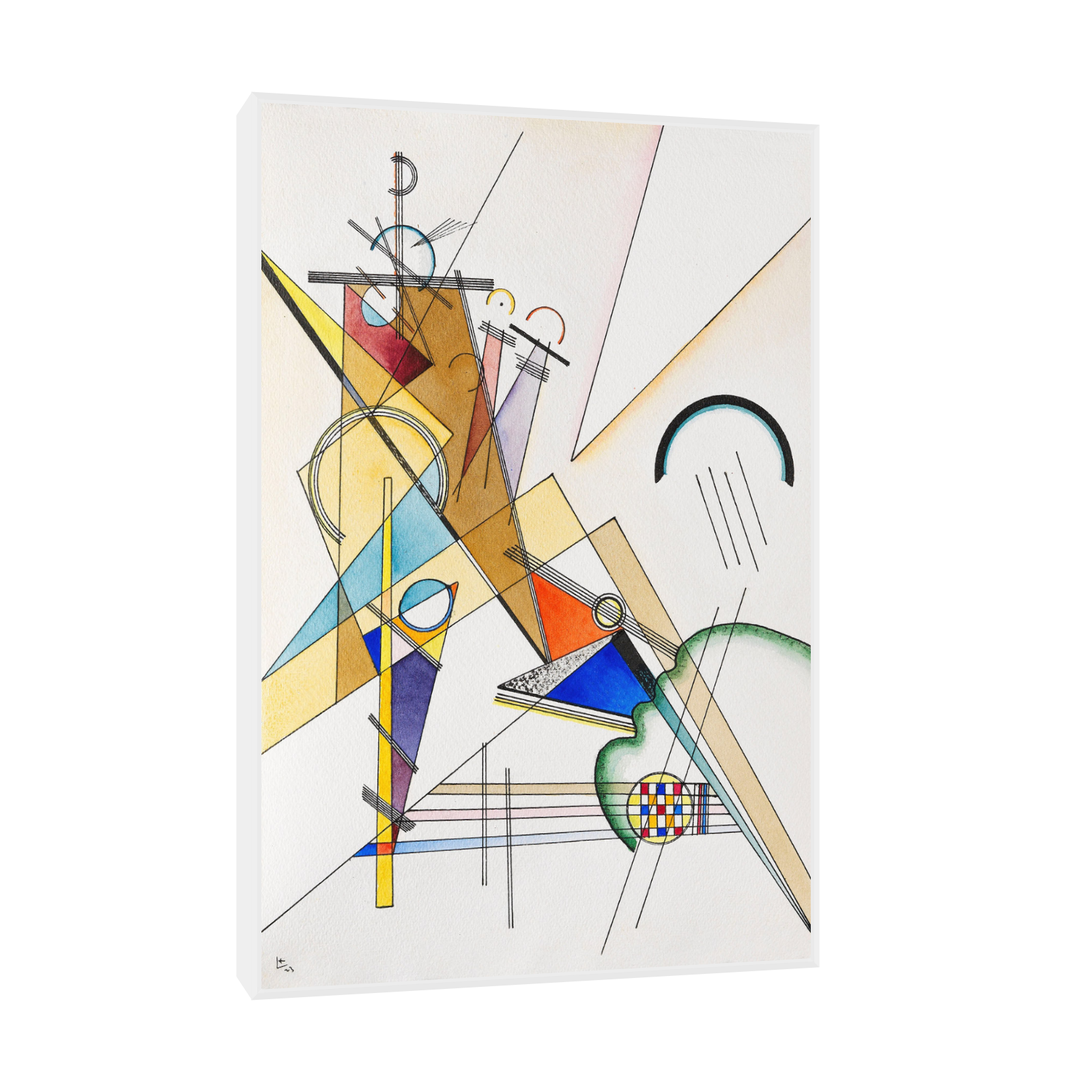 Umetnička slika ​Gewebe, Wassily Kandinsky na platnu - NS Canvas Shop
