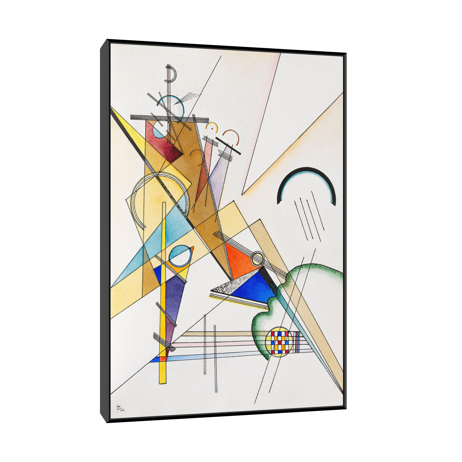 Umetnička slika ​Gewebe, Wassily Kandinsky na platnu - NS Canvas Shop