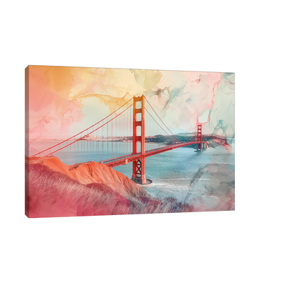 Umetnička slika ​Golden Gate most na platnu - NS Canvas Shop