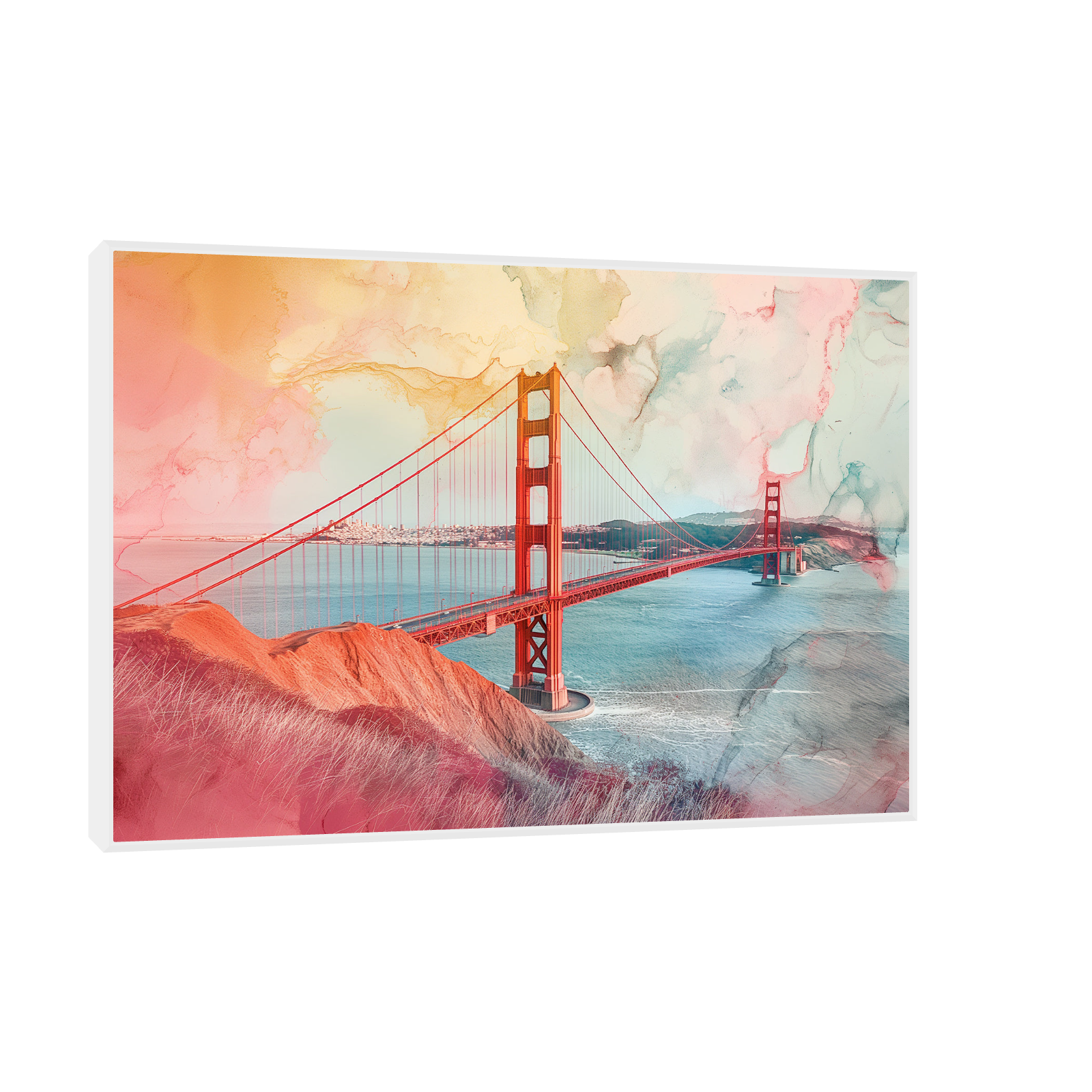 Umetnička slika ​Golden Gate most na platnu - NS Canvas Shop