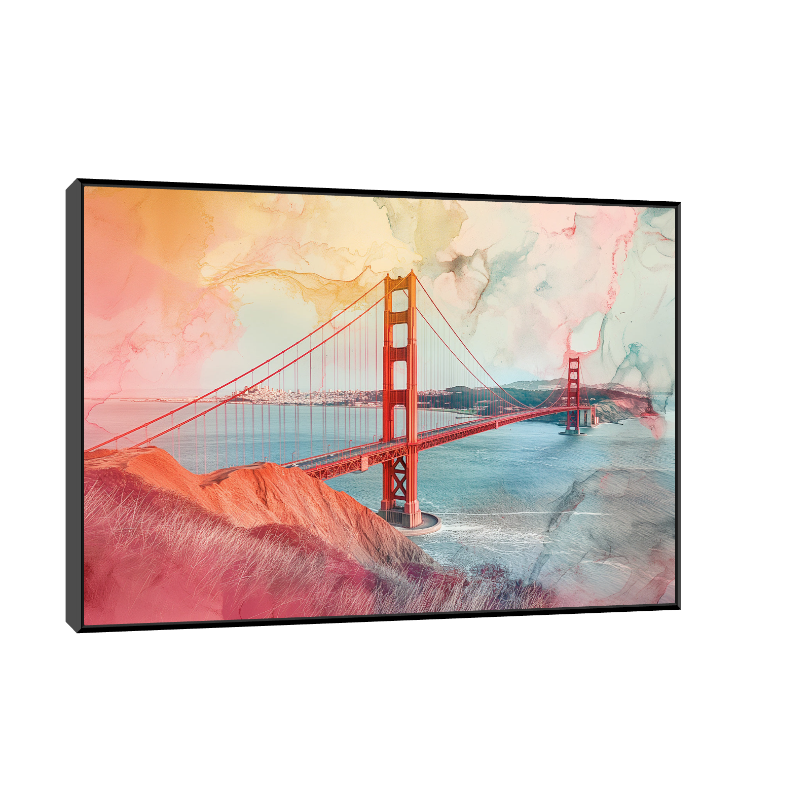 Umetnička slika ​Golden Gate most na platnu - NS Canvas Shop