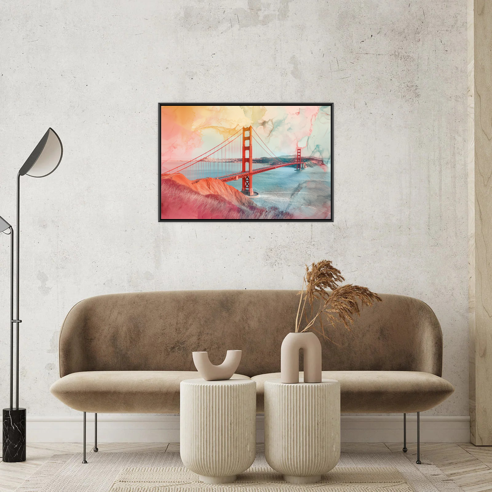 Umetnička slika ​Golden Gate most na platnu - NS Canvas Shop