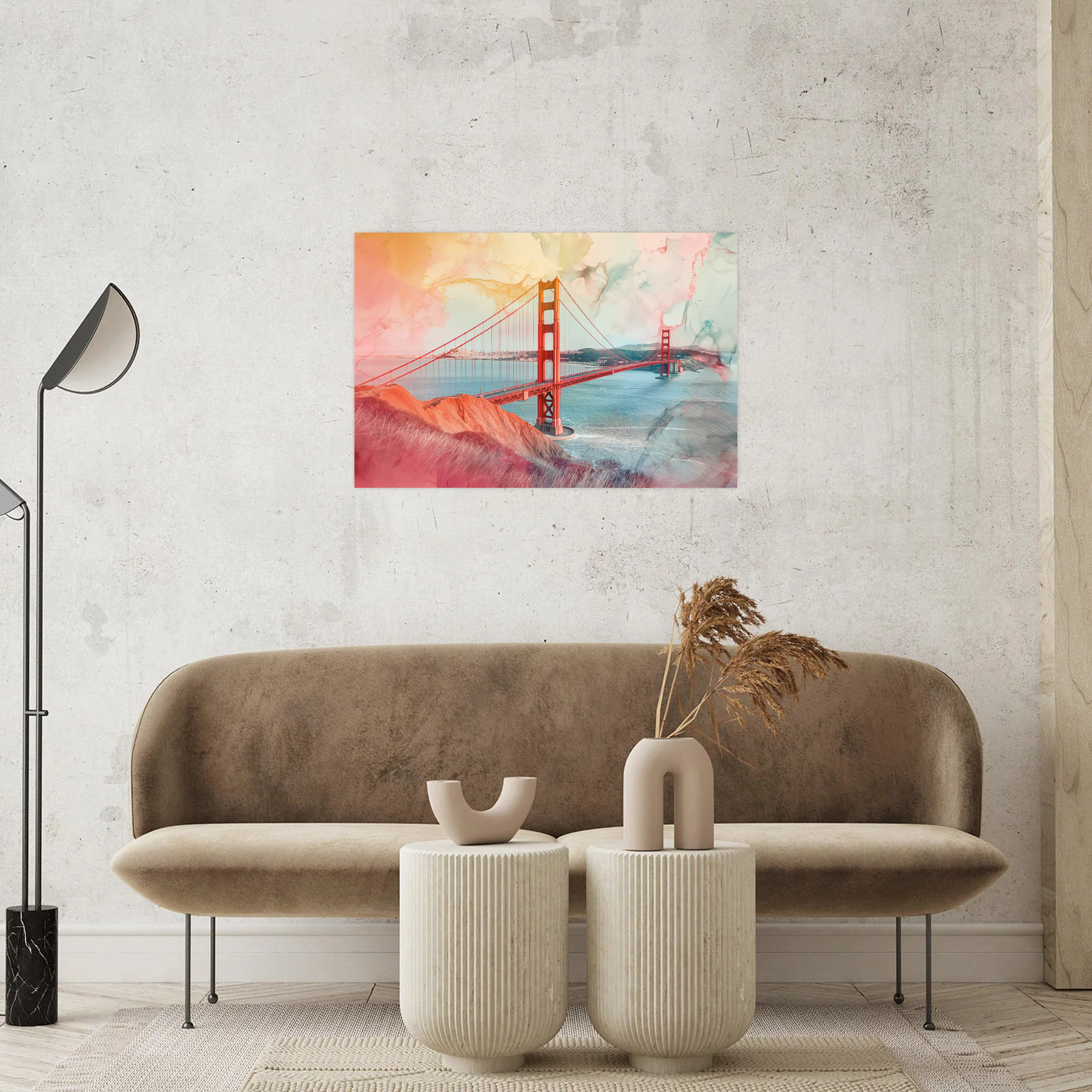 Umetnička slika ​Golden Gate most na platnu - NS Canvas Shop