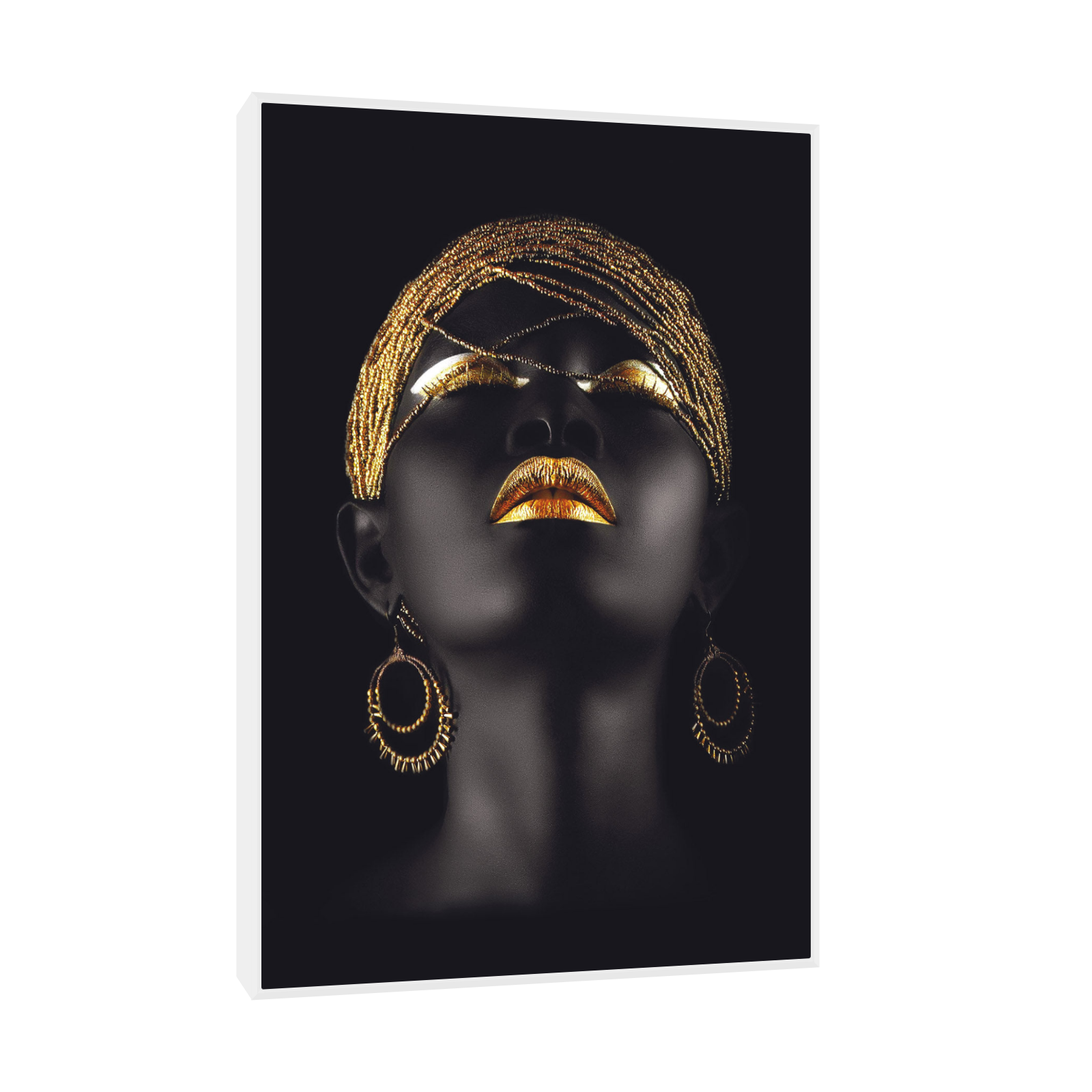 Umetnička slika ​Golden girl na platnu - NS Canvas Shop