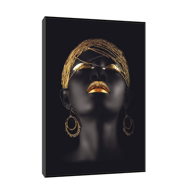 Umetnička slika ​Golden girl na platnu - NS Canvas Shop