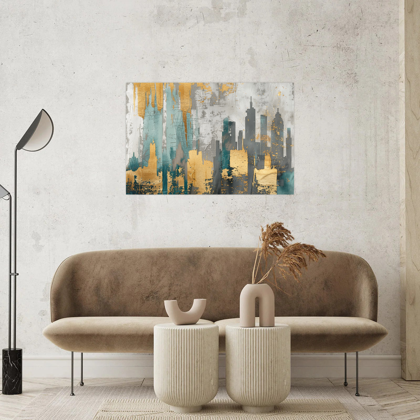 Umetnička slika ​Grad na platnu - NS Canvas Shop