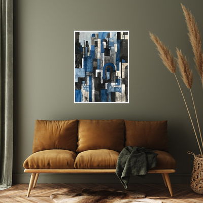 Umetnička slika ​Grad nocu II na platnu - NS Canvas Shop