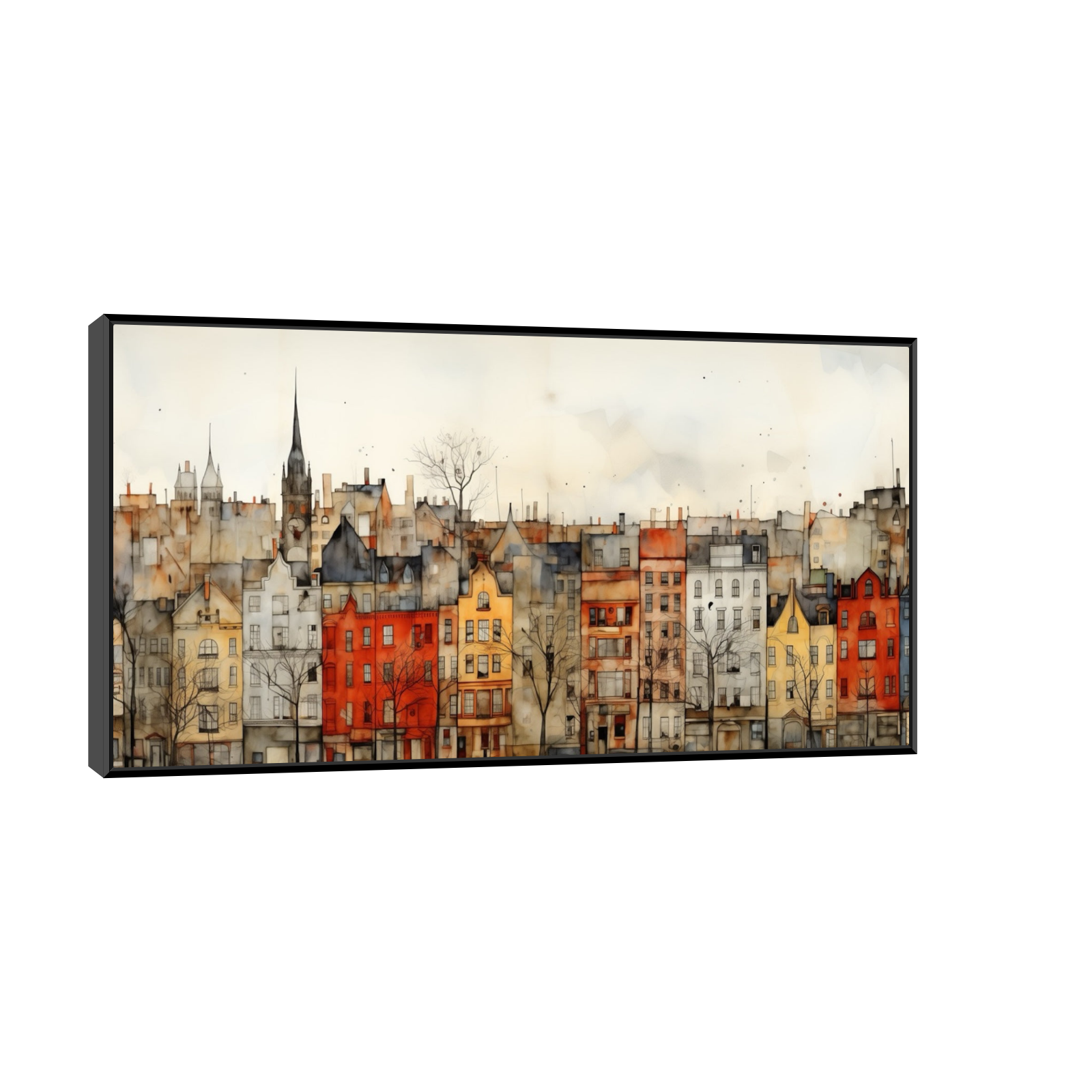 Umetnička slika ​Gradski Rapsodija na platnu - NS Canvas Shop