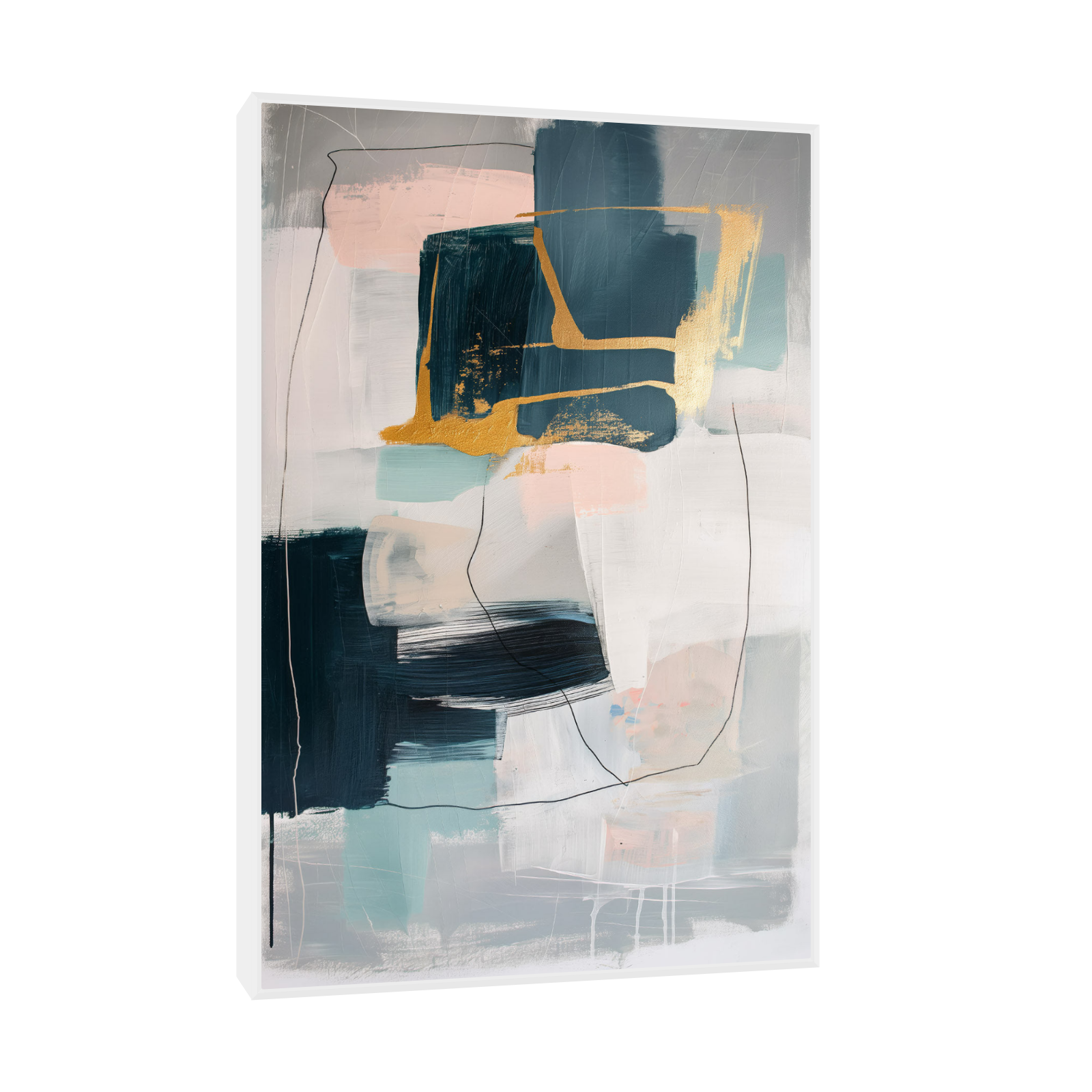 Umetnička slika ​Harmonija u koloritu na platnu - NS Canvas Shop