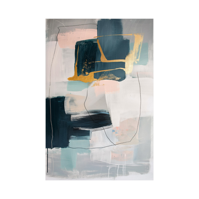 Umetnička slika ​Harmonija u koloritu na platnu - NS Canvas Shop