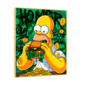 Homer Money Burger – Pop Art Humor i Luksuz