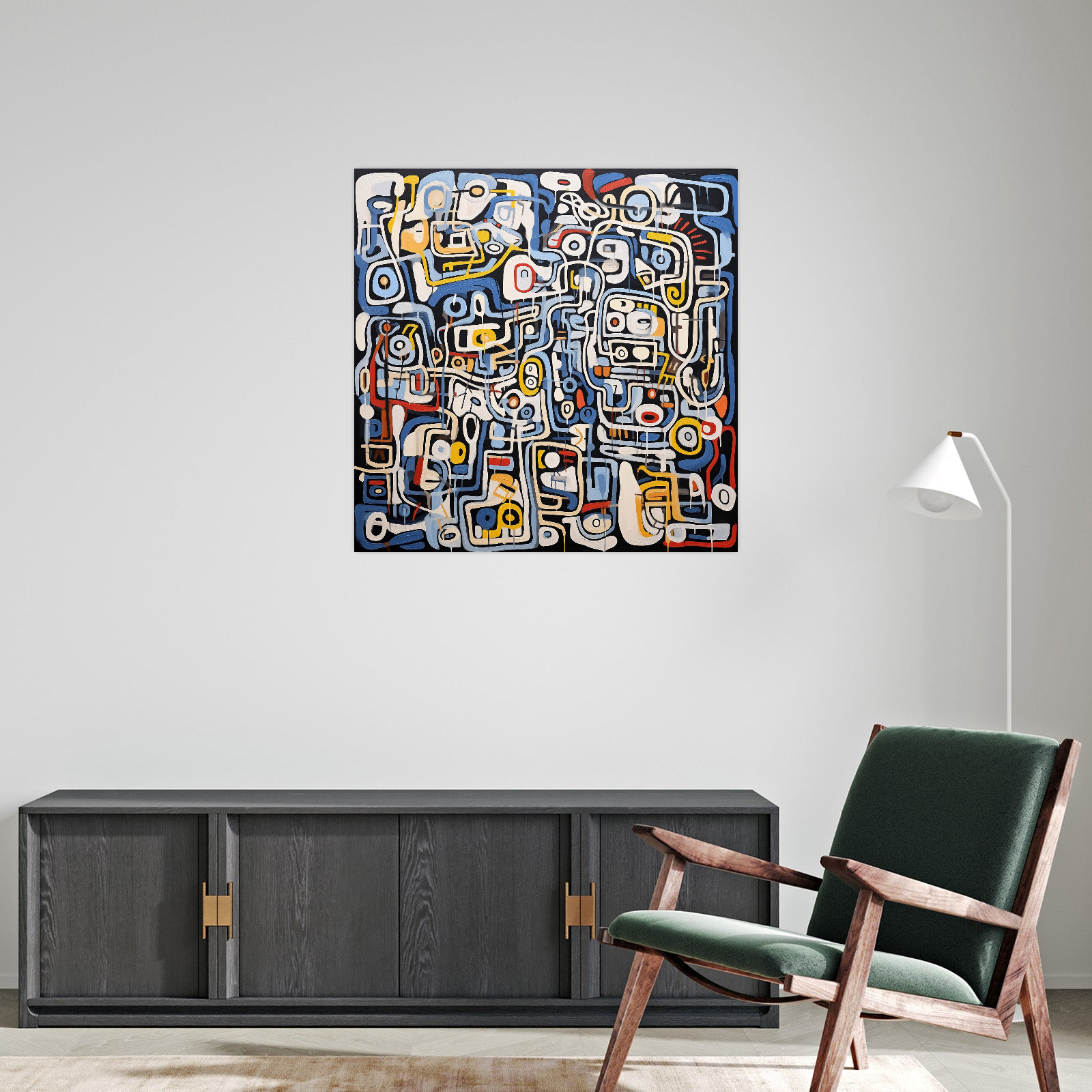Umetnička slika ​Imaginacija na platnu - NS Canvas Shop