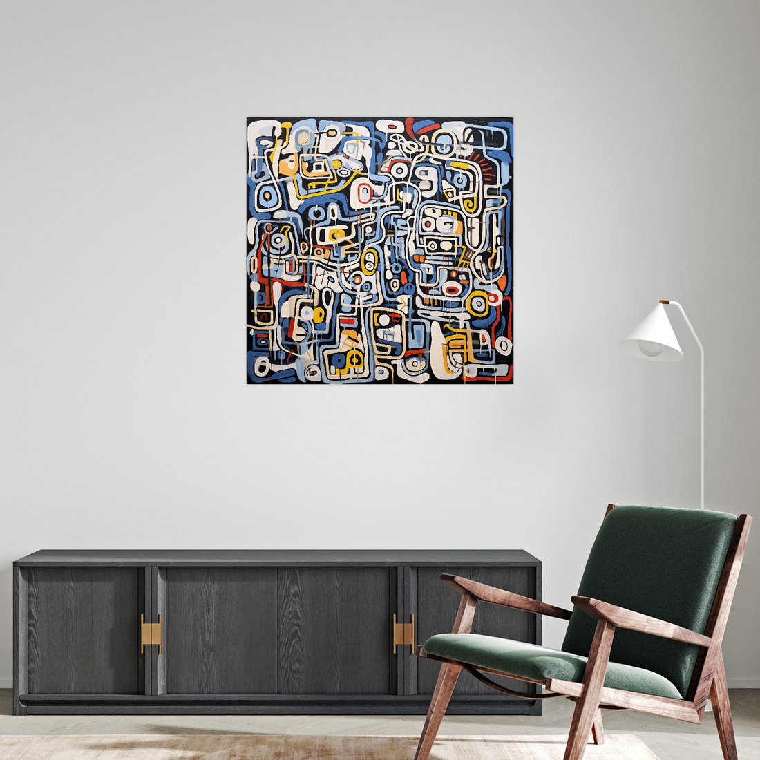 Umetnička slika ​Imaginacija na platnu - NS Canvas Shop