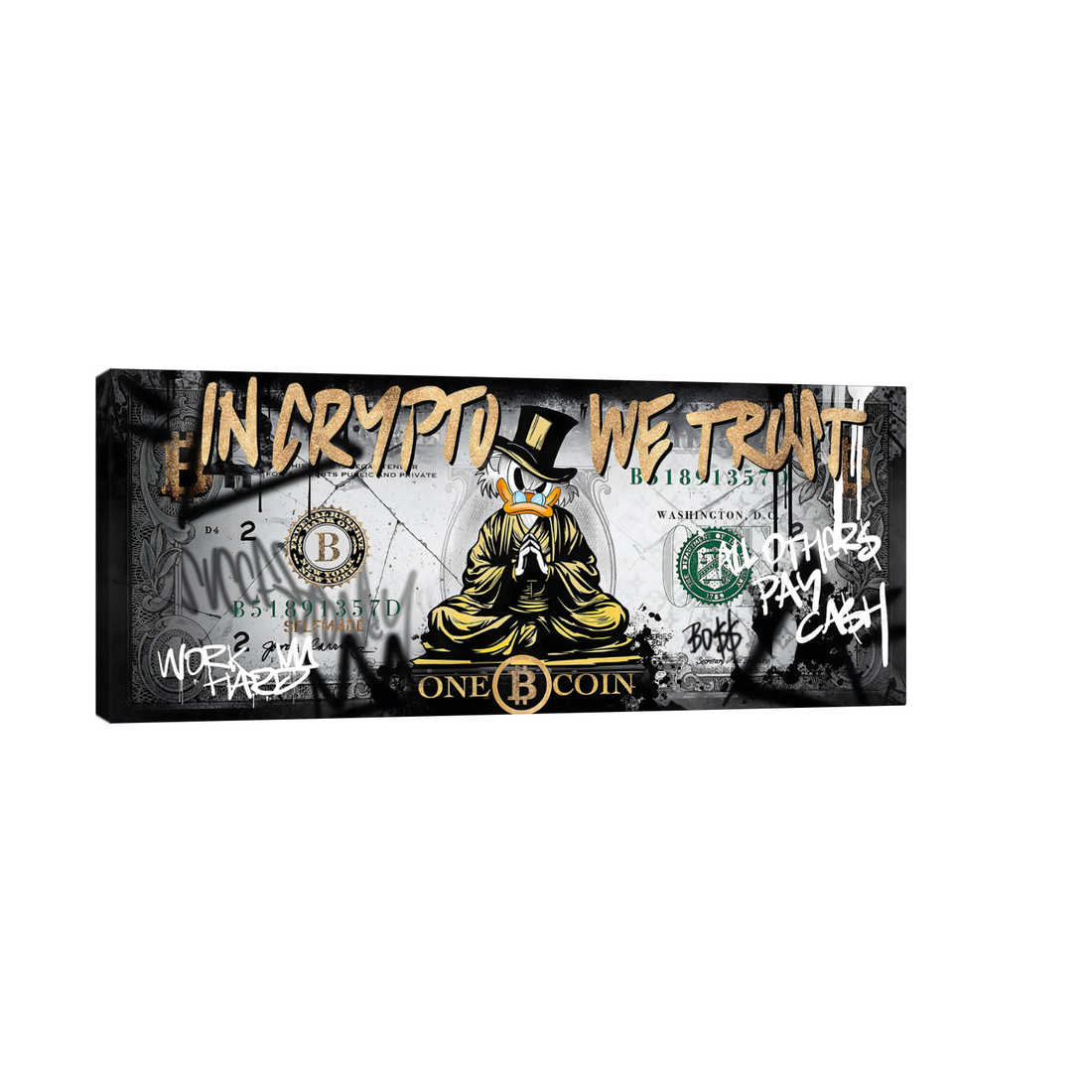 In Crypto We Trust – Pop Art Duck Edition