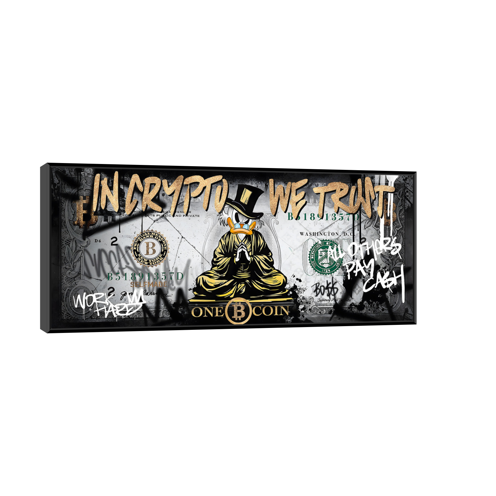 In Crypto We Trust – Pop Art Duck Edition