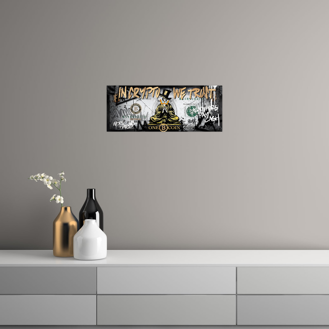 In Crypto We Trust – Pop Art Duck Edition