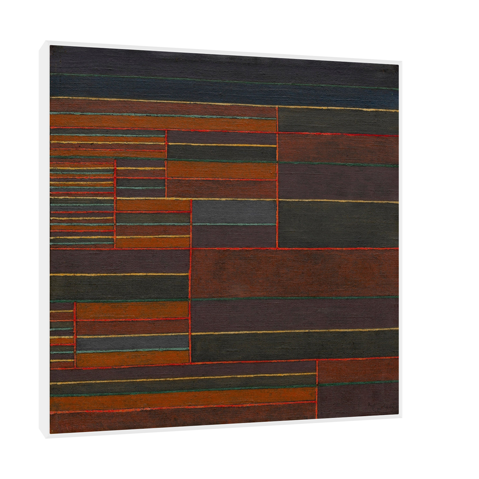 Umetnička slika ​In the Current Six Thresholds, Paul Klee na platnu - NS Canvas Shop